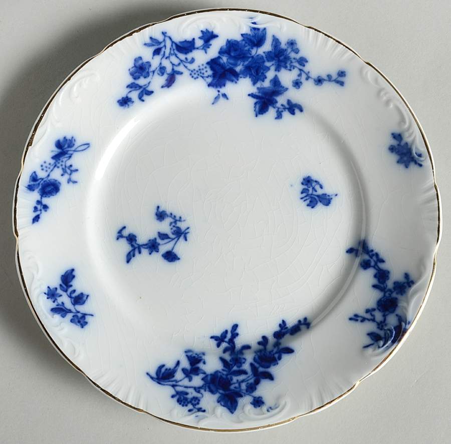 Rose Dessert/Pie Plate by Grindley-1