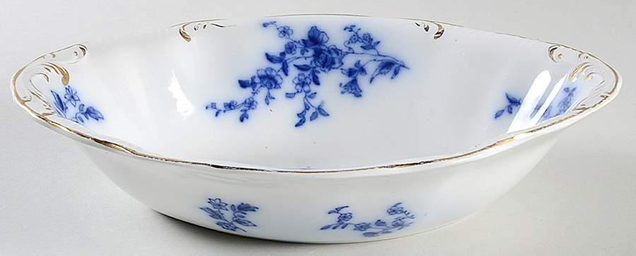 Rose 9" Oval Vegetable Bowl by Grindley-1