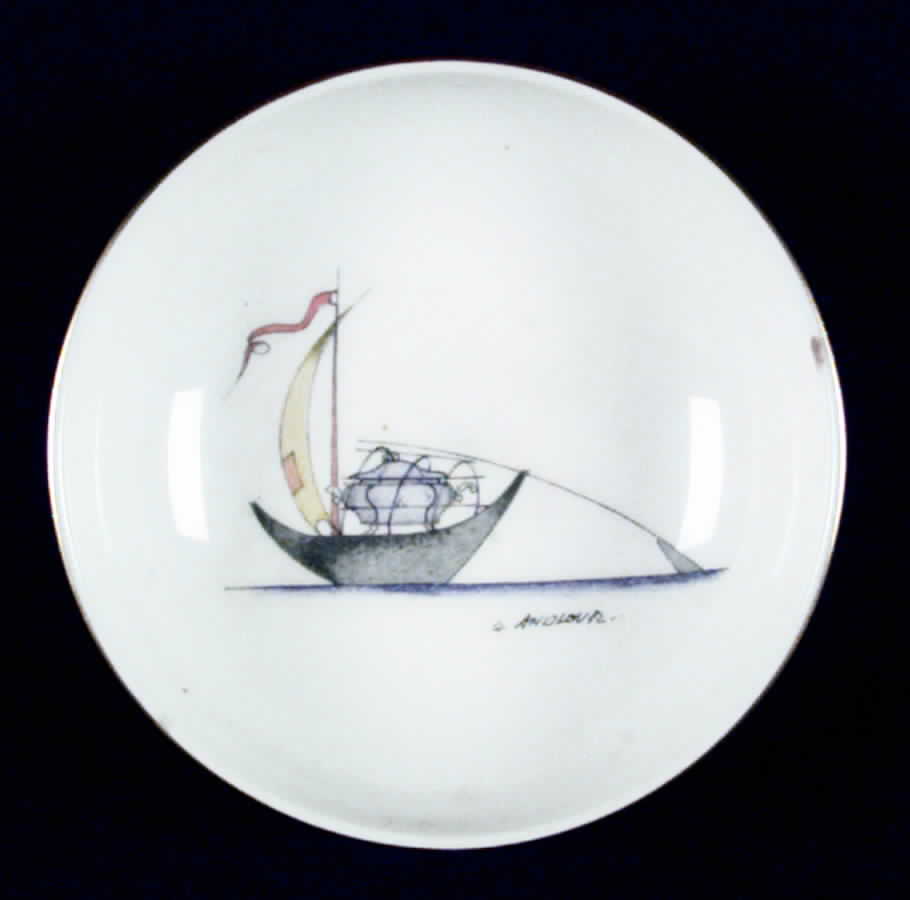 GIN63 Fruit/Dessert (Sauce) Bowl by Ginori 1735-1