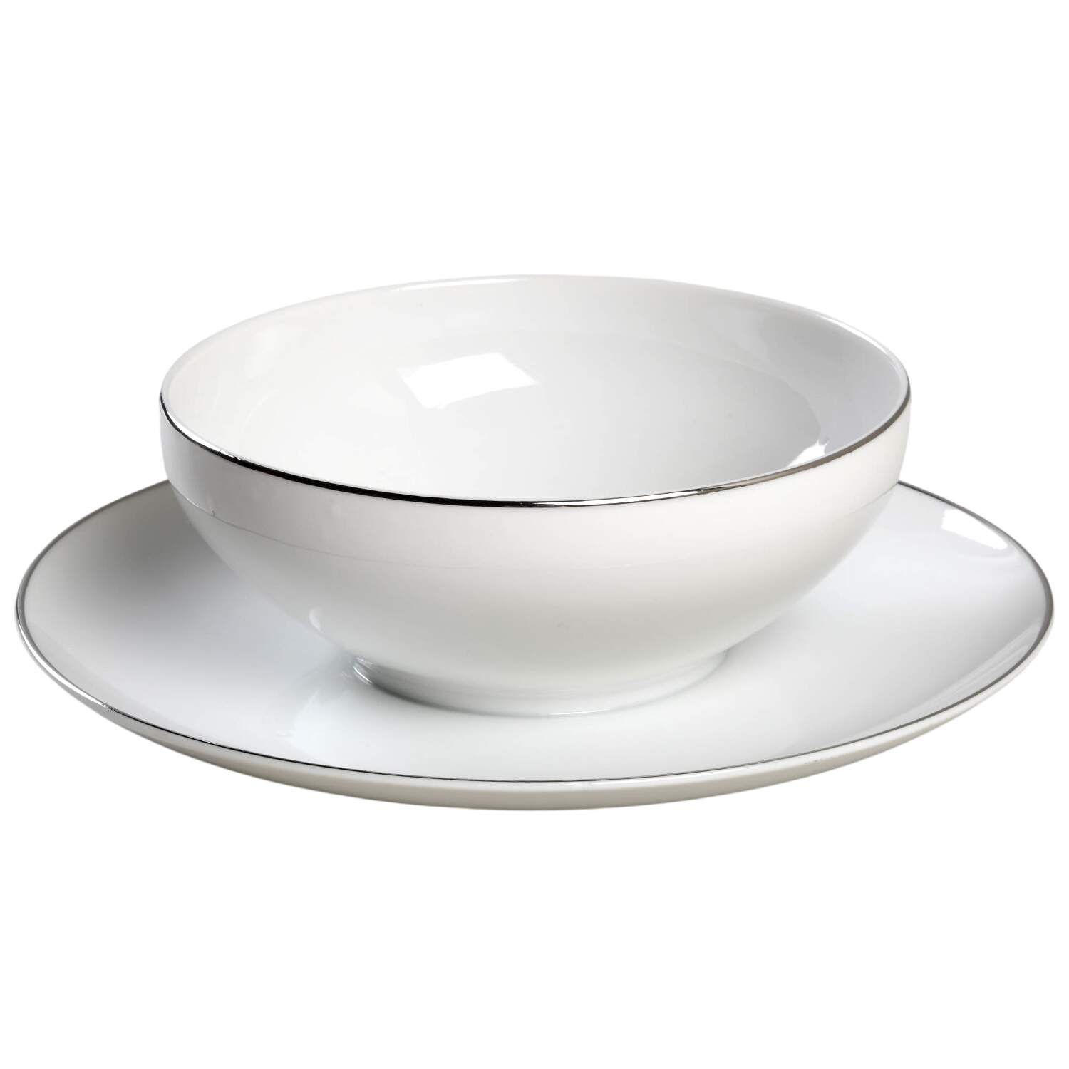 Serenade Gravy Boat with Attached Underplate by Gold China-1