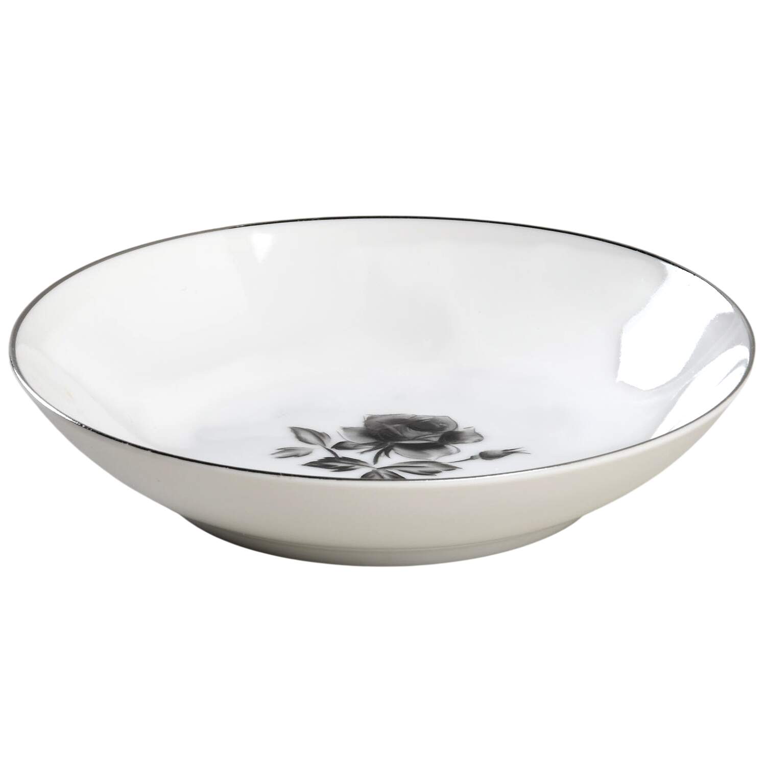 Serenade Fruit/Dessert (Sauce) Bowl by Gold China-1
