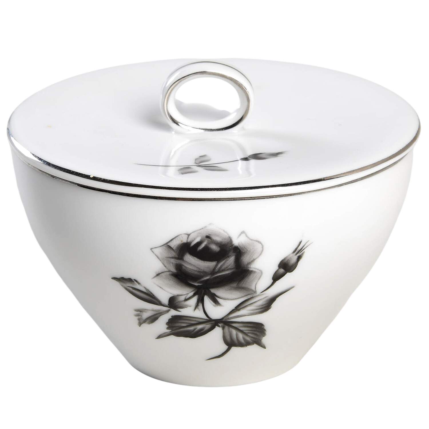 Serenade Sugar Bowl & Lid by Gold China-1