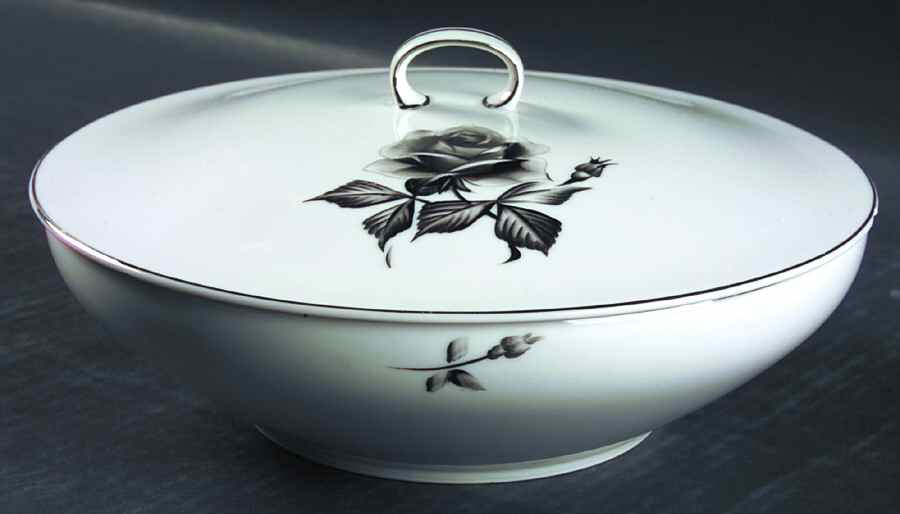 Serenade Round Covered Vegetable by Gold China-1