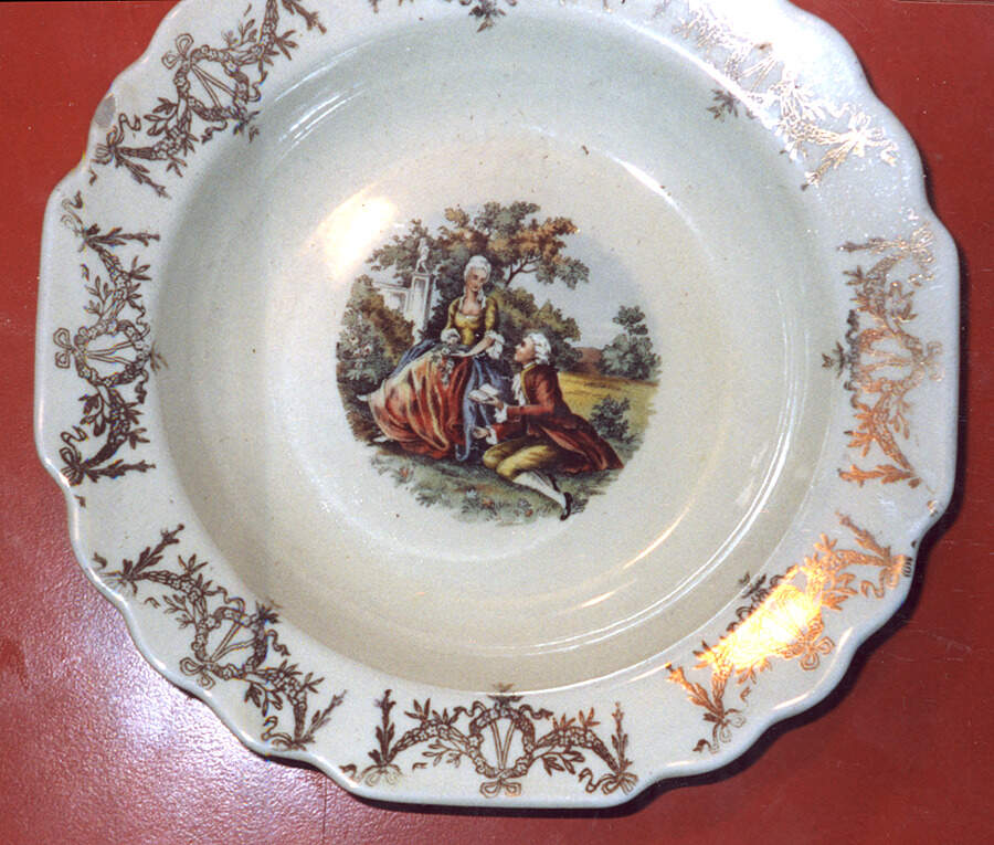 GEO184 Rim Soup Bowl by WS George-1