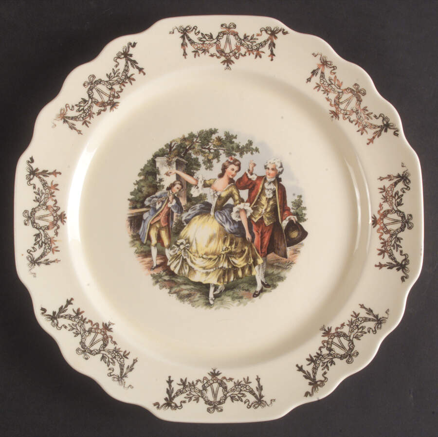 GEO184 Luncheon Plate by WS George-1