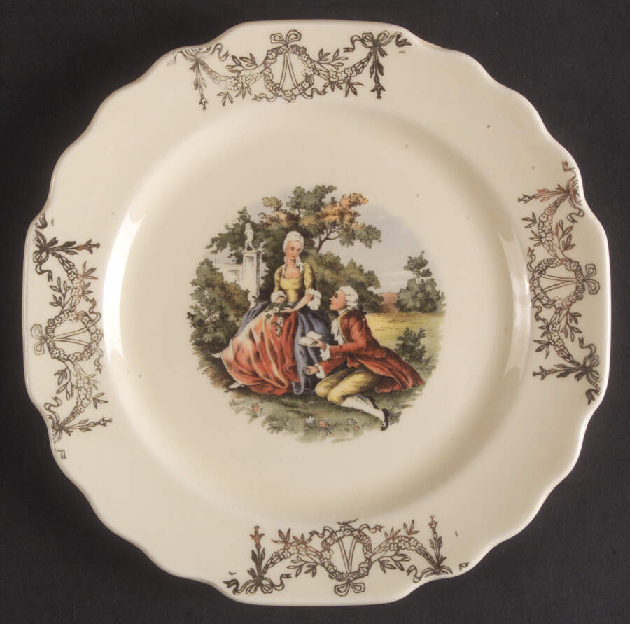 GEO184 Bread & Butter Plate by WS George-1