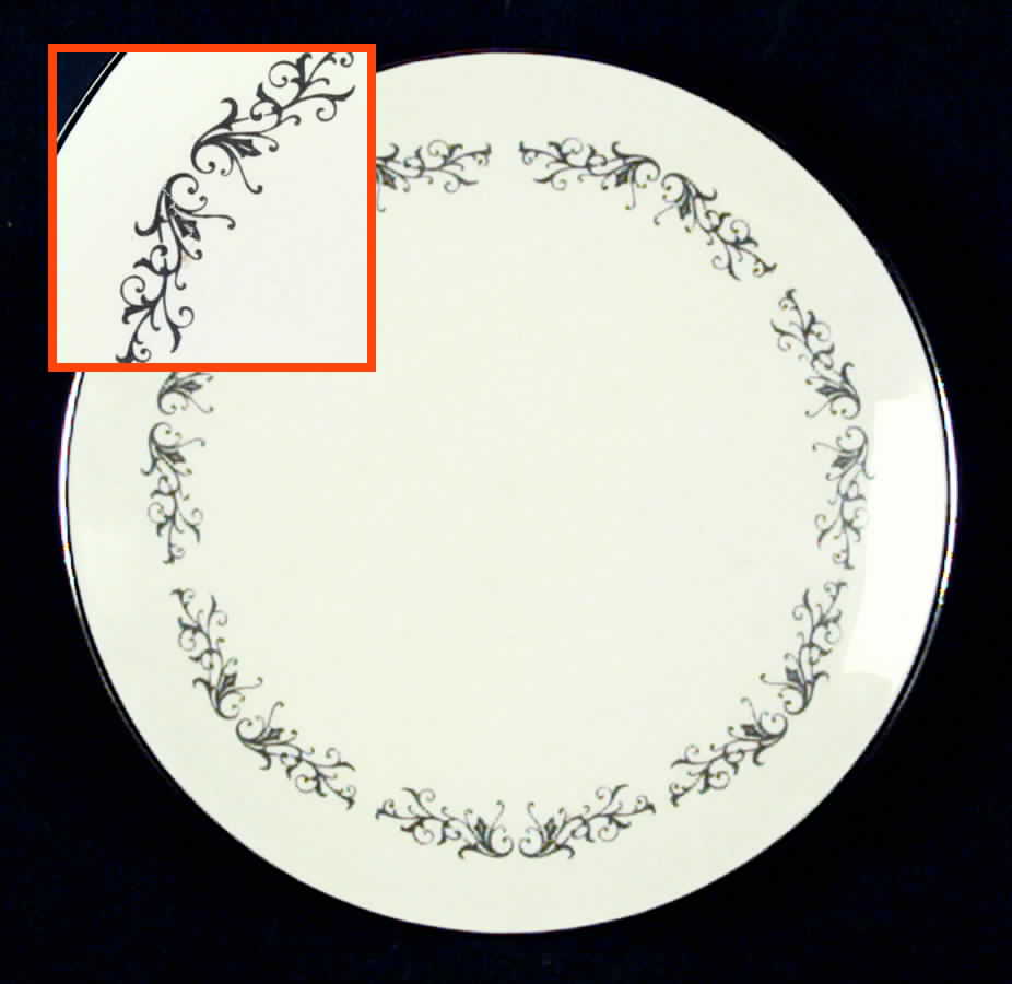 Pierra Gray (Coupe) Bread & Butter Plate by Gorham-1