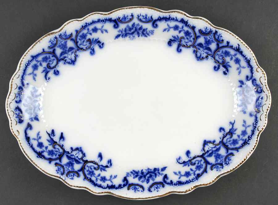 Portman 14" Oval Serving Platter by Grindley-1