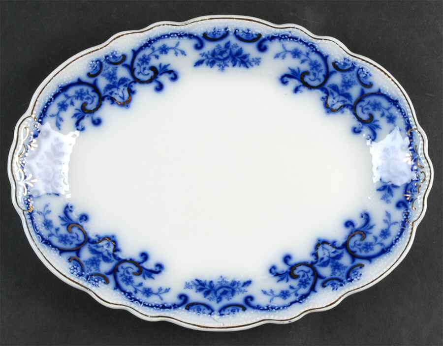 Portman 12" Oval Serving Platter by Grindley-1