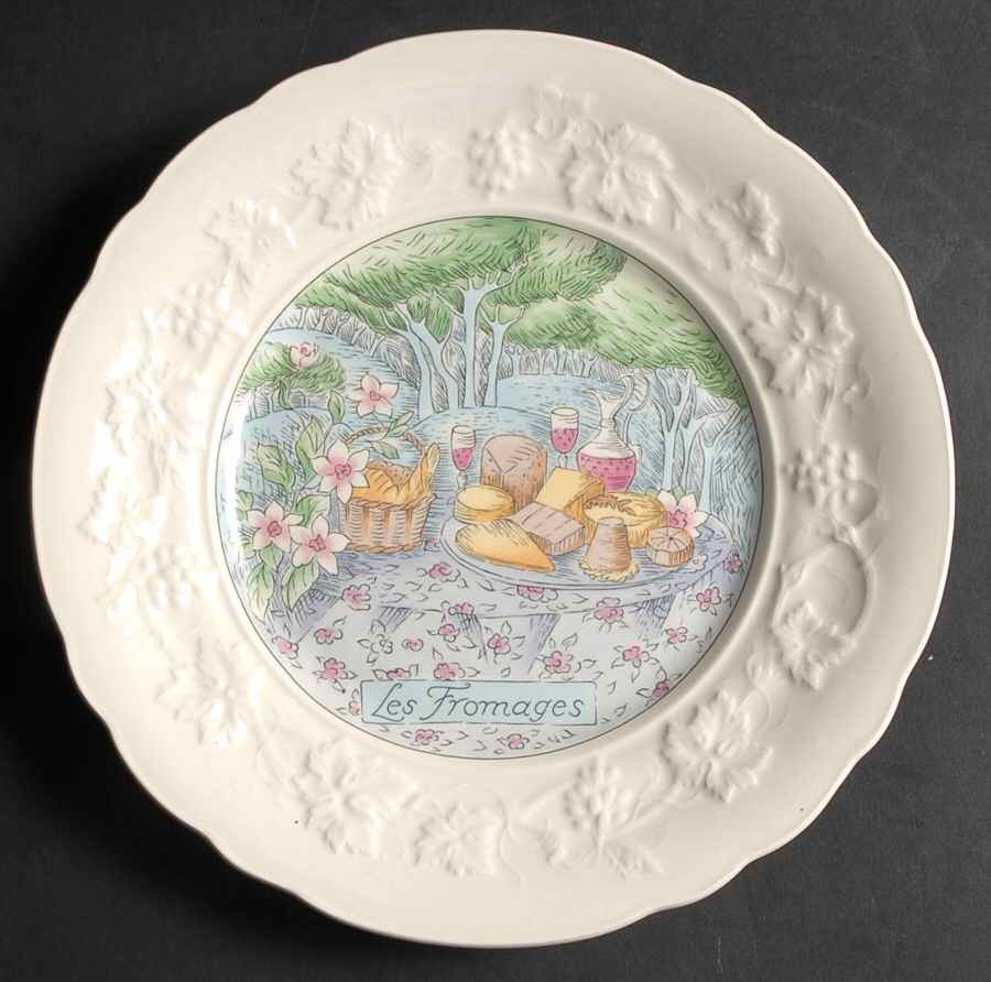 Les Saveurs Salad/Dessert Plate by Faiencerie De Gien-1