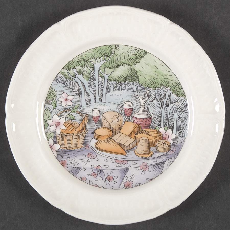 Les Saveurs Bread & Butter Plate by Faiencerie De Gien-1