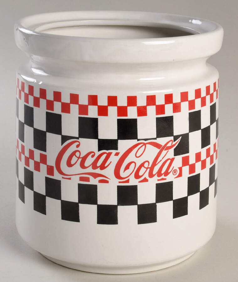 Coca Cola Extra Large Canister No Lid by Gibson Designs-1