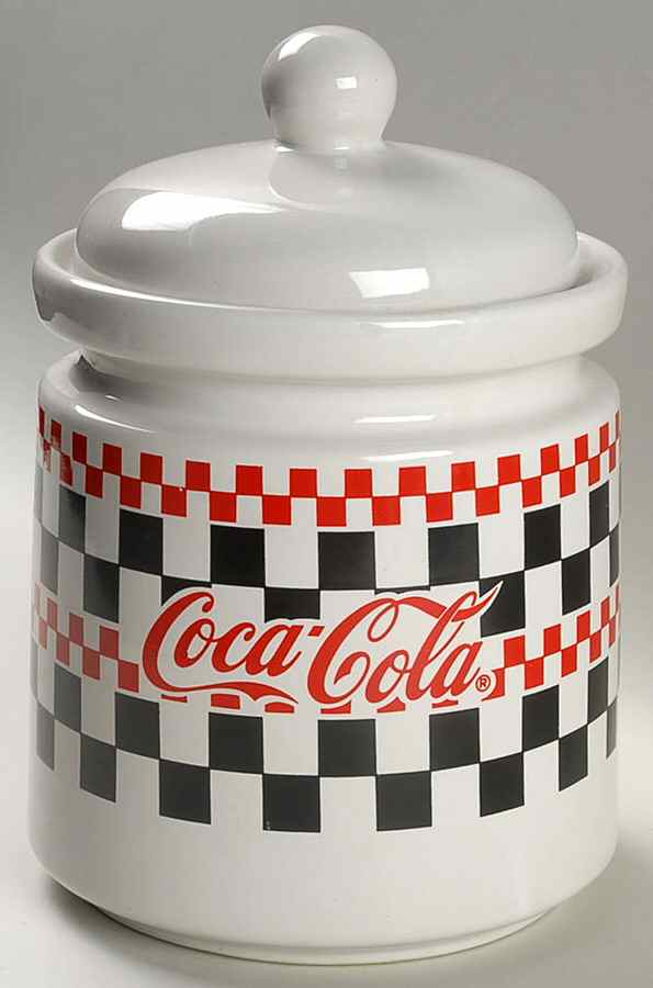 Coca Cola Extra Large Canister & Lid by Gibson Designs-1