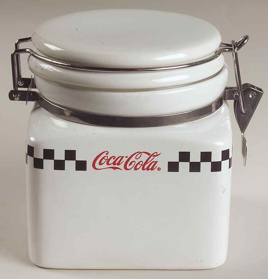 Coca Cola Small Canister & Lid by Gibson Designs-1
