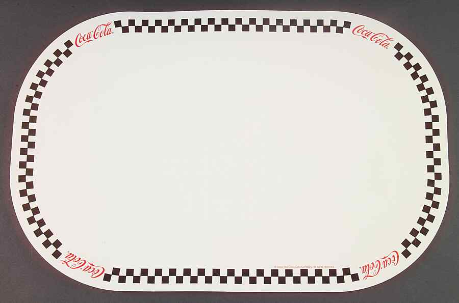 Coca Cola Vinyl Placemat by Gibson Designs-1