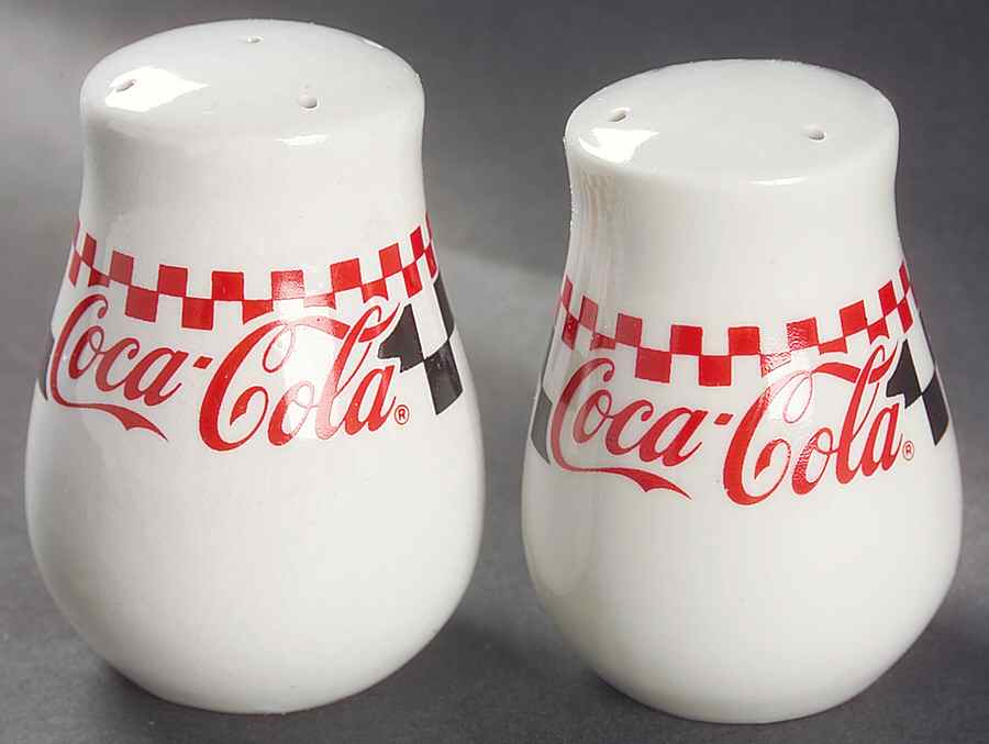 Coca Cola Salt & Pepper Set by Gibson Designs-1