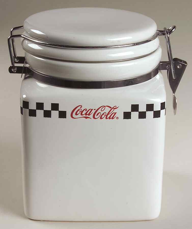 Coca Cola Large Canister & Lid by Gibson Designs-1