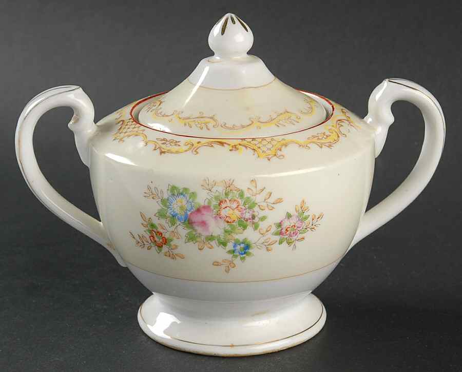 GAR6 Sugar Bowl & Lid by Garden (Japan)-1