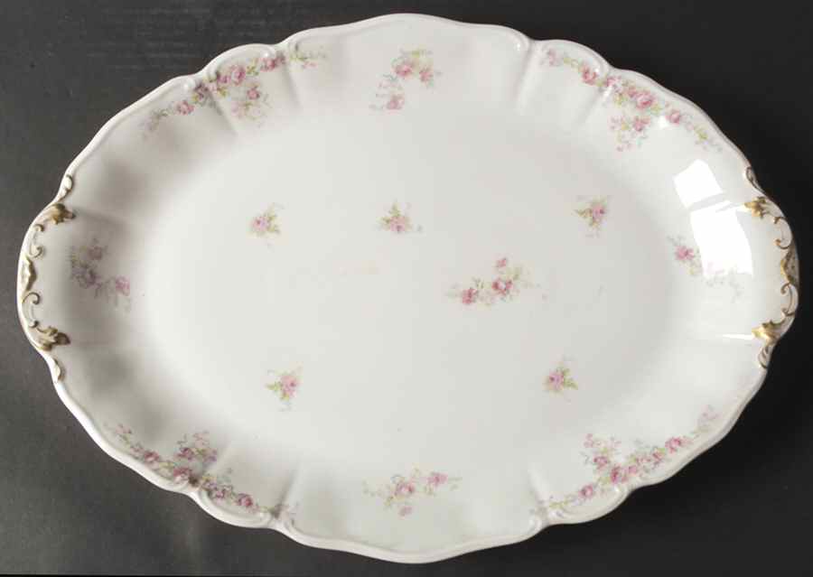 GUE222 17" Oval Serving Platter by WM Guerin-1