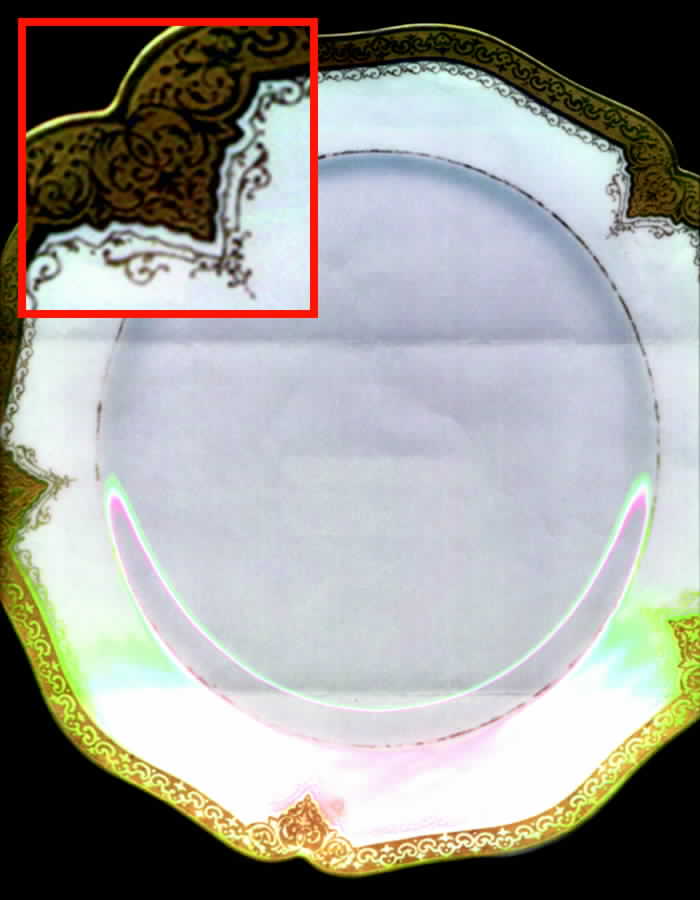 GUE226 Dinner Plate by WM Guerin-1