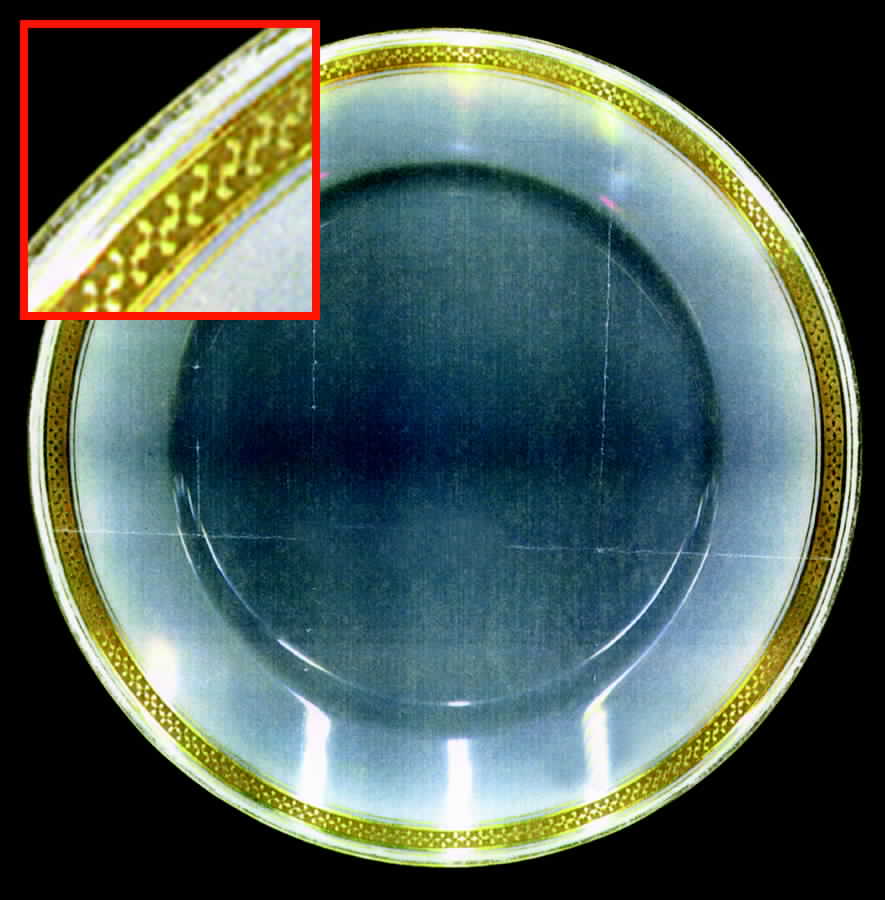 GUE228 Dinner Plate by WM Guerin-1
