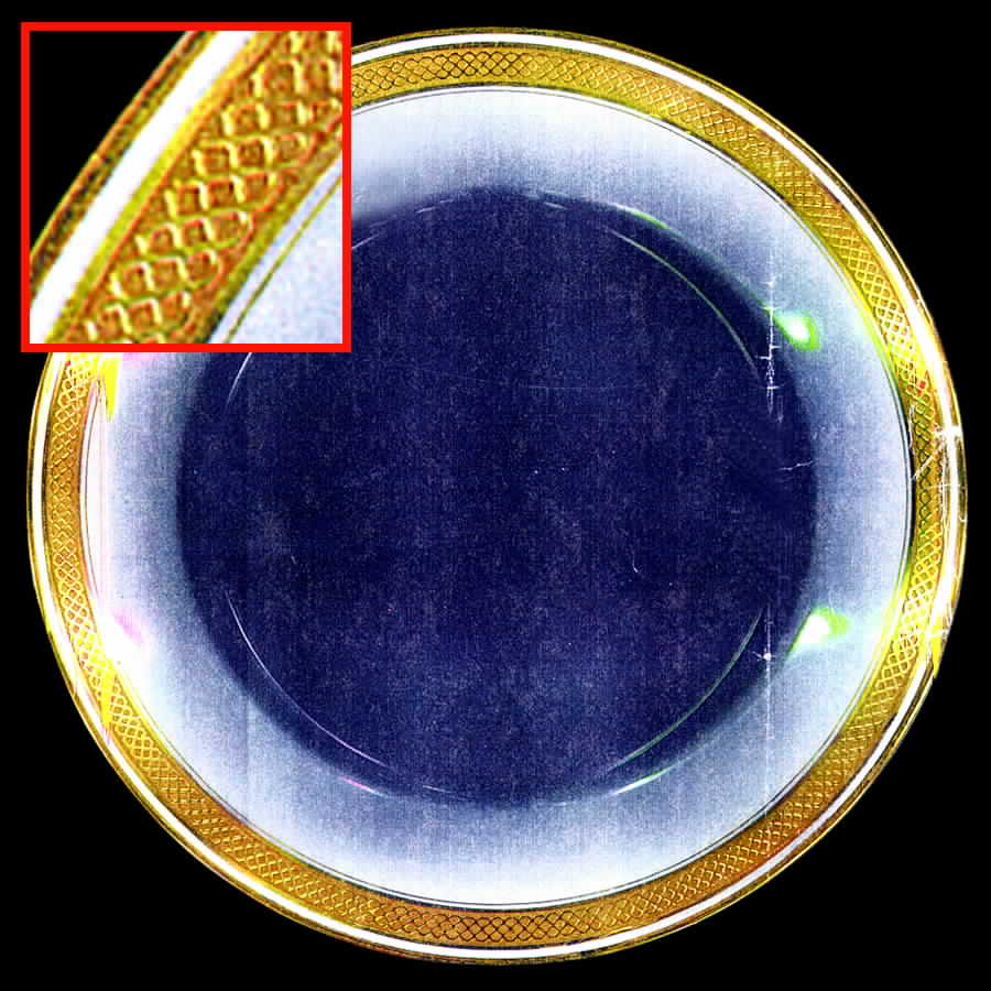 GUE229 Dinner Plate by WM Guerin-1