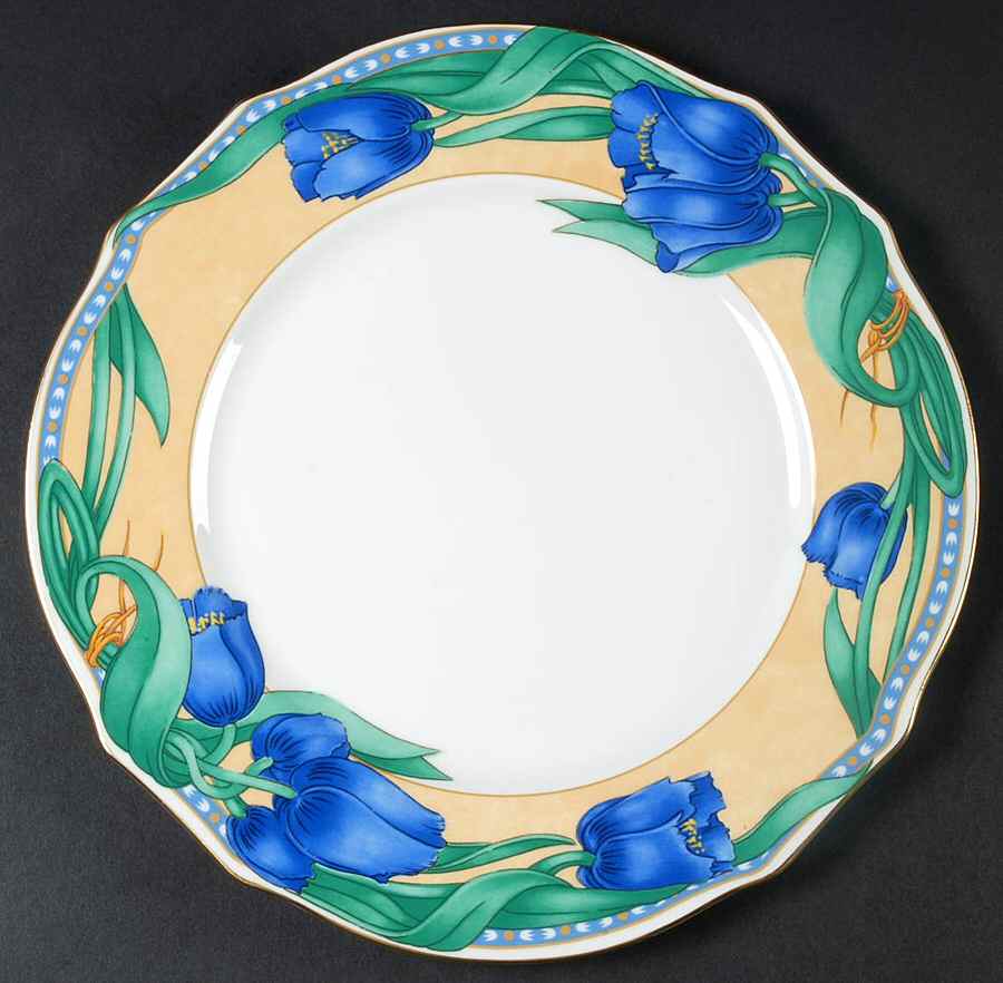 Tulipano Blu Dinner Plate by Ginori 1735-1