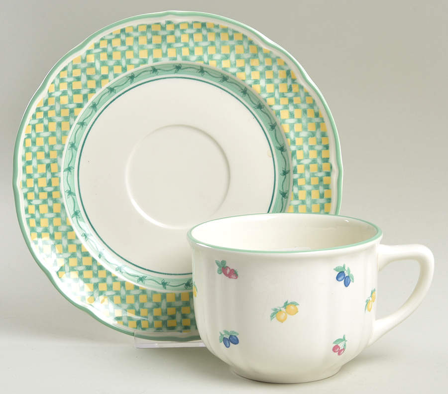 Boboli Gardens Breakfast Cup & Saucer Set by Ginori 1735-1