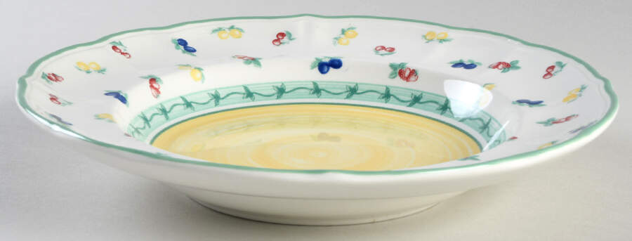 Boboli Gardens Large Rim Soup Bowl by Ginori 1735-1