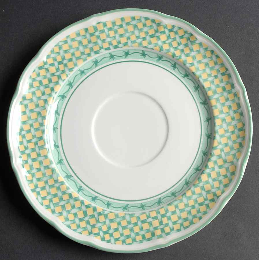 Boboli Gardens Saucer for Breakfast Cup by Ginori 1735-1
