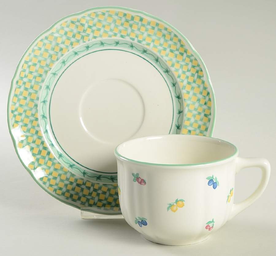 Boboli Gardens Oversized Cup & Saucer Set by Ginori 1735-1