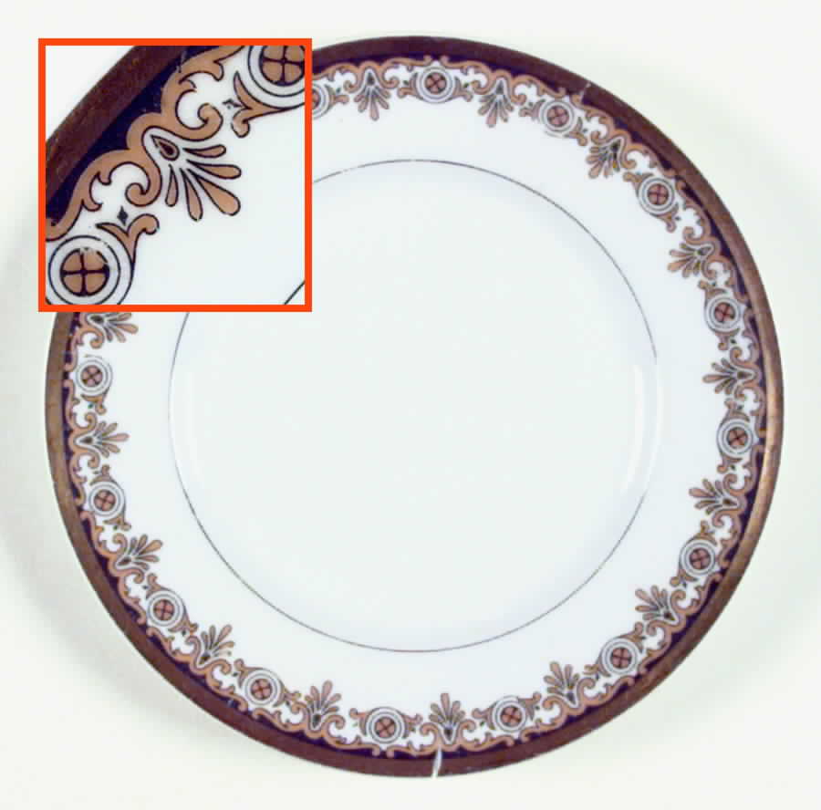 GUE236 Bread & Butter Plate by WM Guerin-1