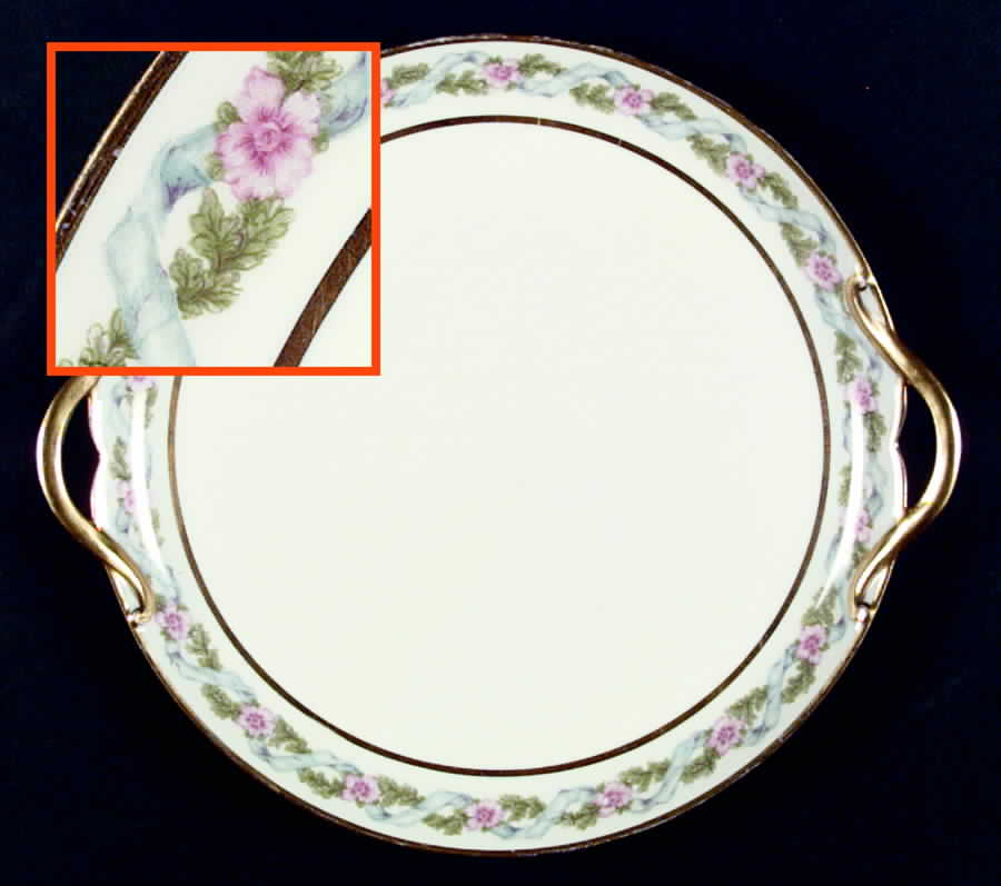 GDA109 Handled Cake Plate by Gerard, Dufraisseix & Abbot-1