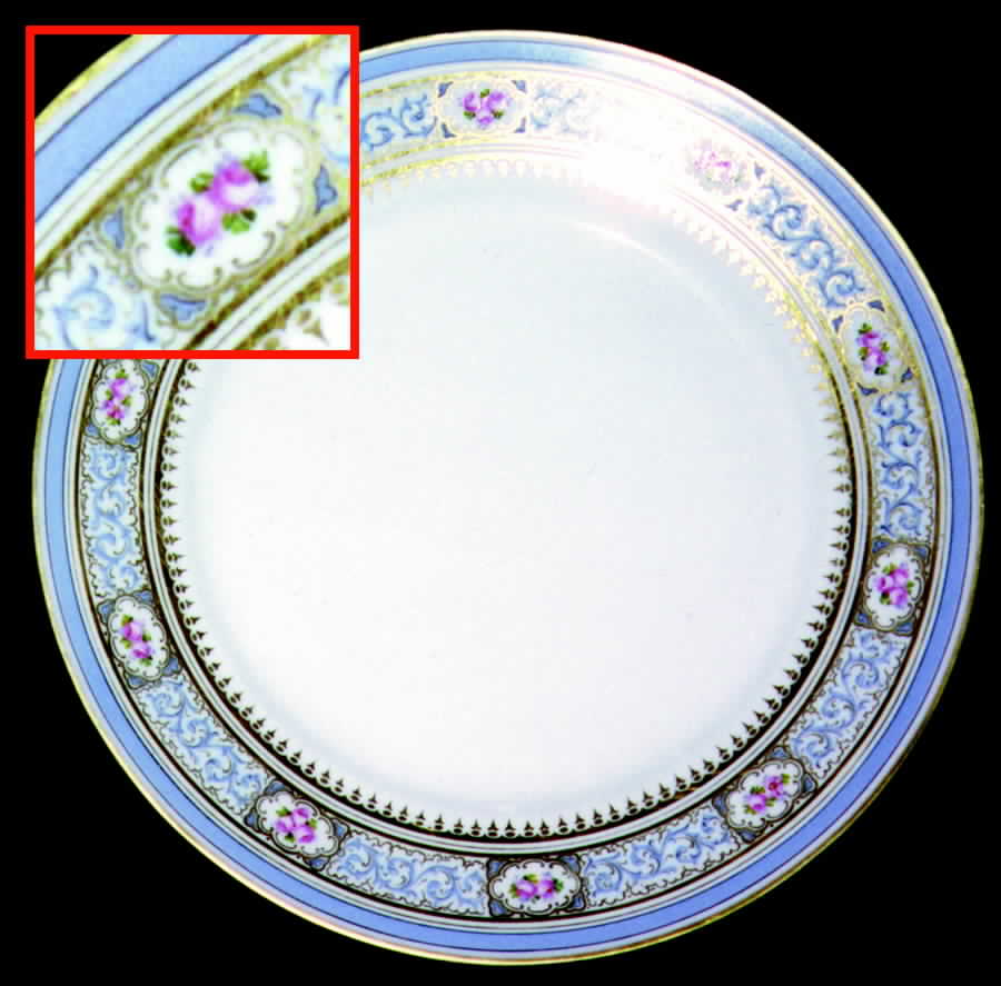 GUE242 Dinner Plate by WM Guerin-1