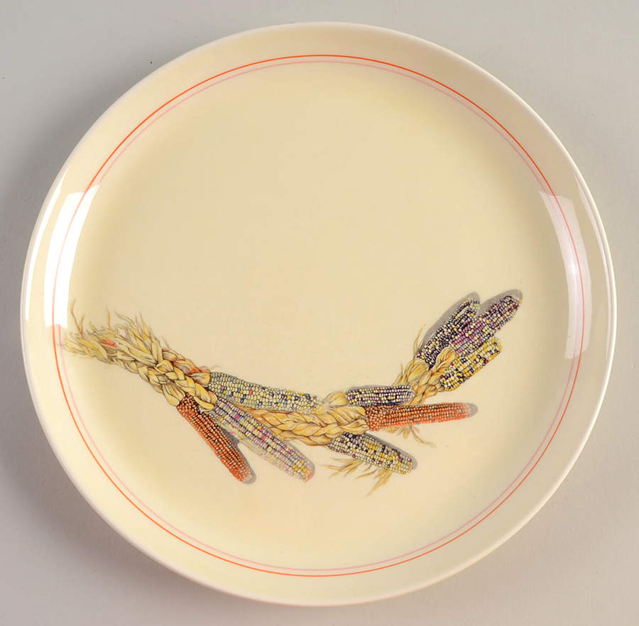 Indian Corn Luncheon Plate by WS George-1