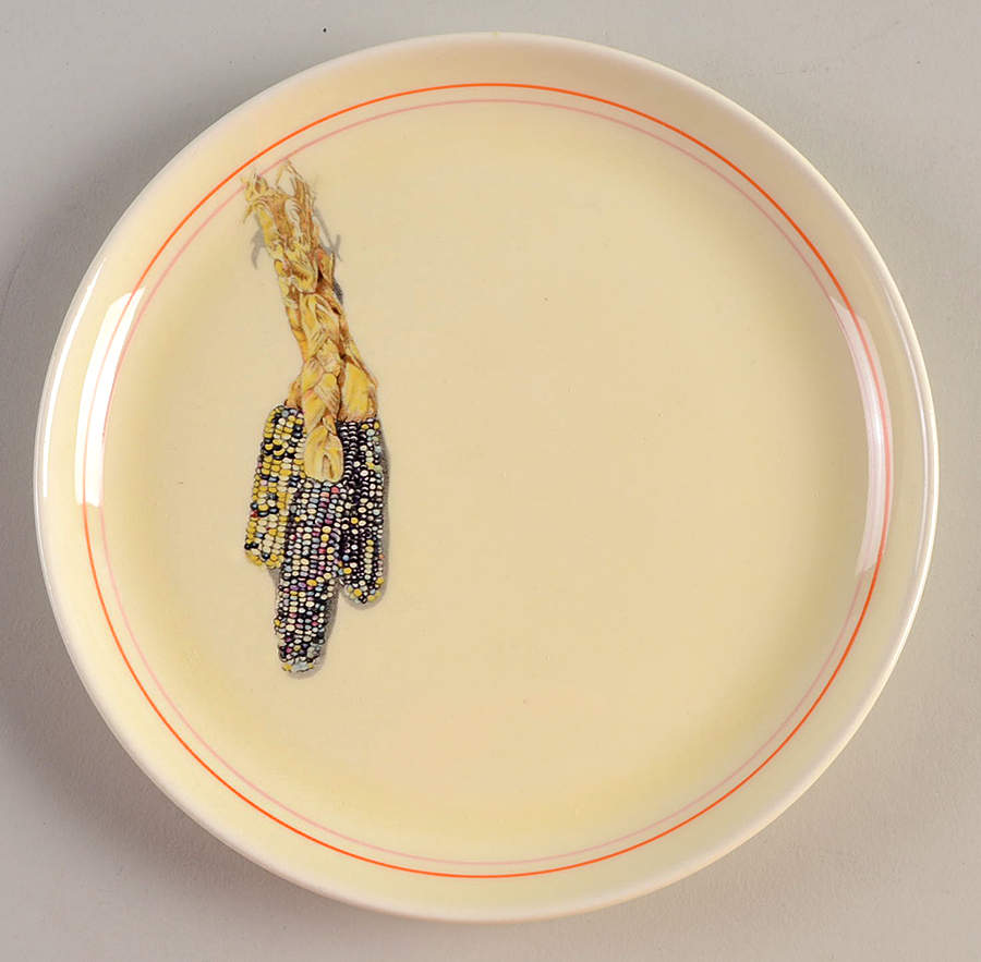Indian Corn Bread & Butter Plate by WS George-1