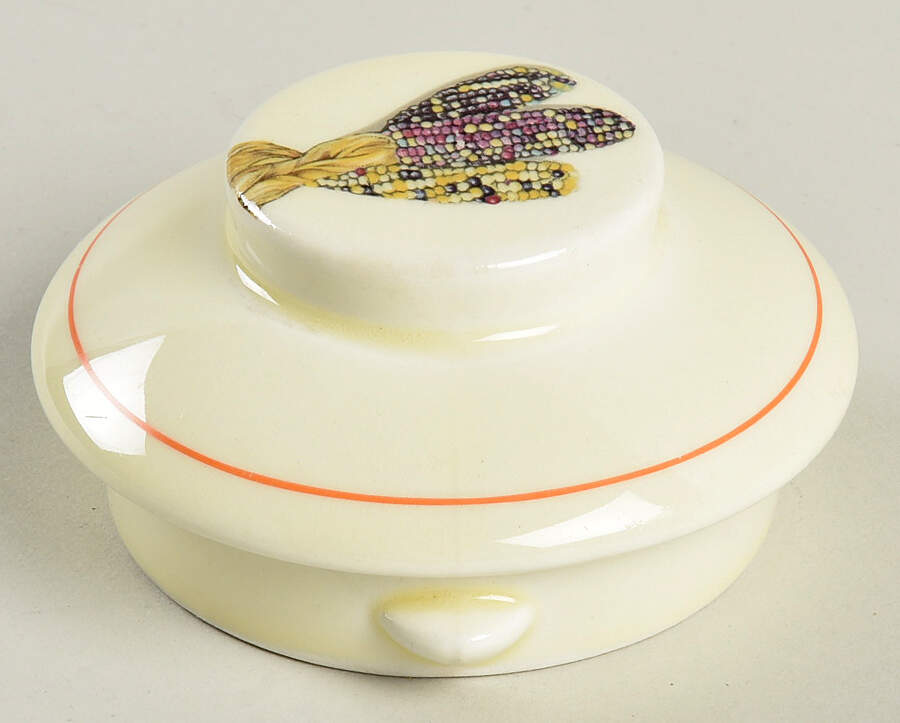 Indian Corn Lid for Teapot by WS George-1
