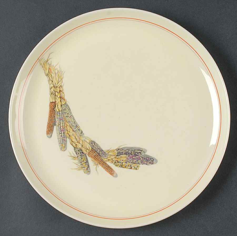 Indian Corn Dinner Plate by WS George-1