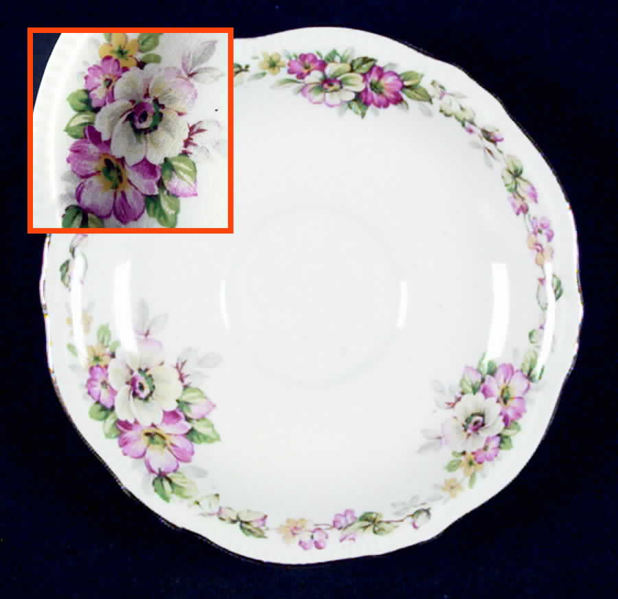 Apple Blossom Saucer by Grimwades (England)-1