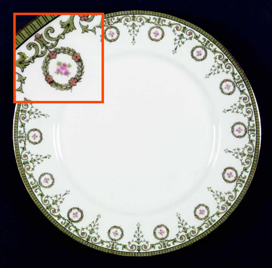 GUE248 Dinner Plate by WM Guerin-1