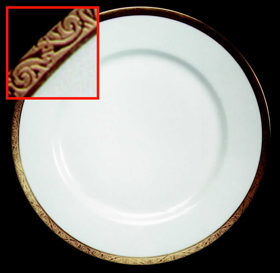 GUE255 Dinner Plate by WM Guerin-1