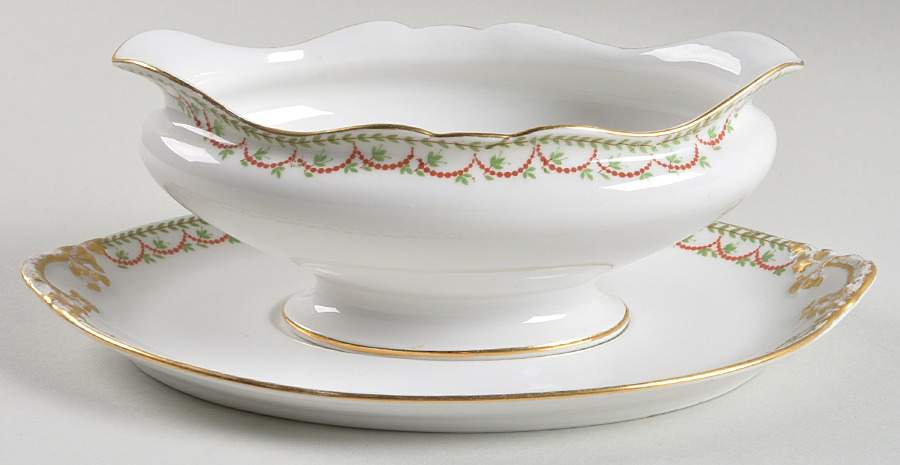GUE259G Gravy Boat & Underplate by WM Guerin-1