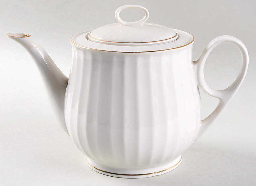 BLACK TIE Teapot & Lid by Gibson Designs-1