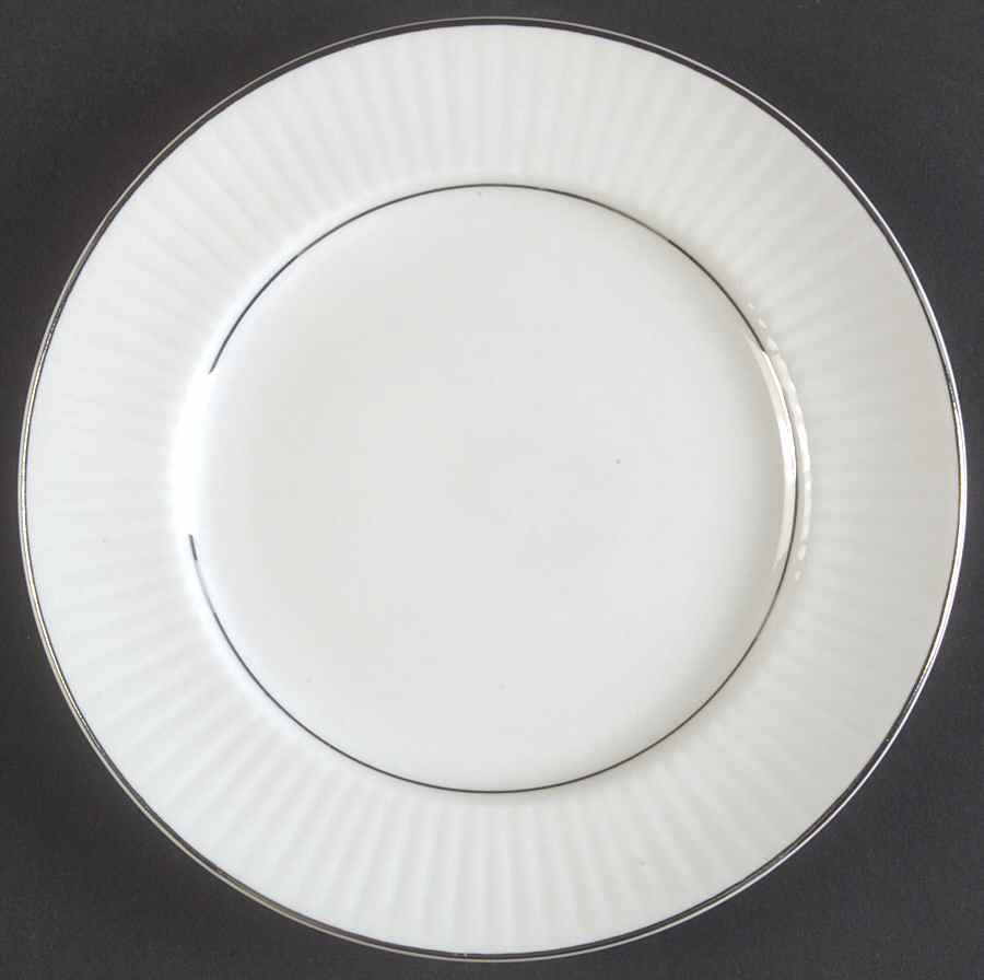 BLACK TIE Bread & Butter Plate by Gibson Designs-1