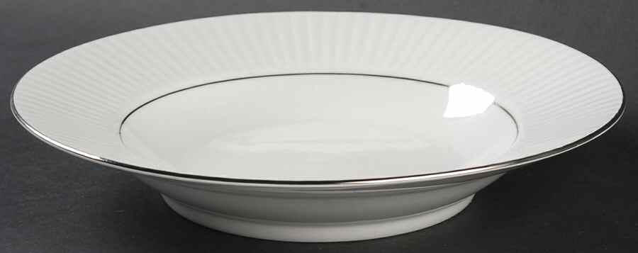BLACK TIE Rim Soup Bowl by Gibson Designs-1