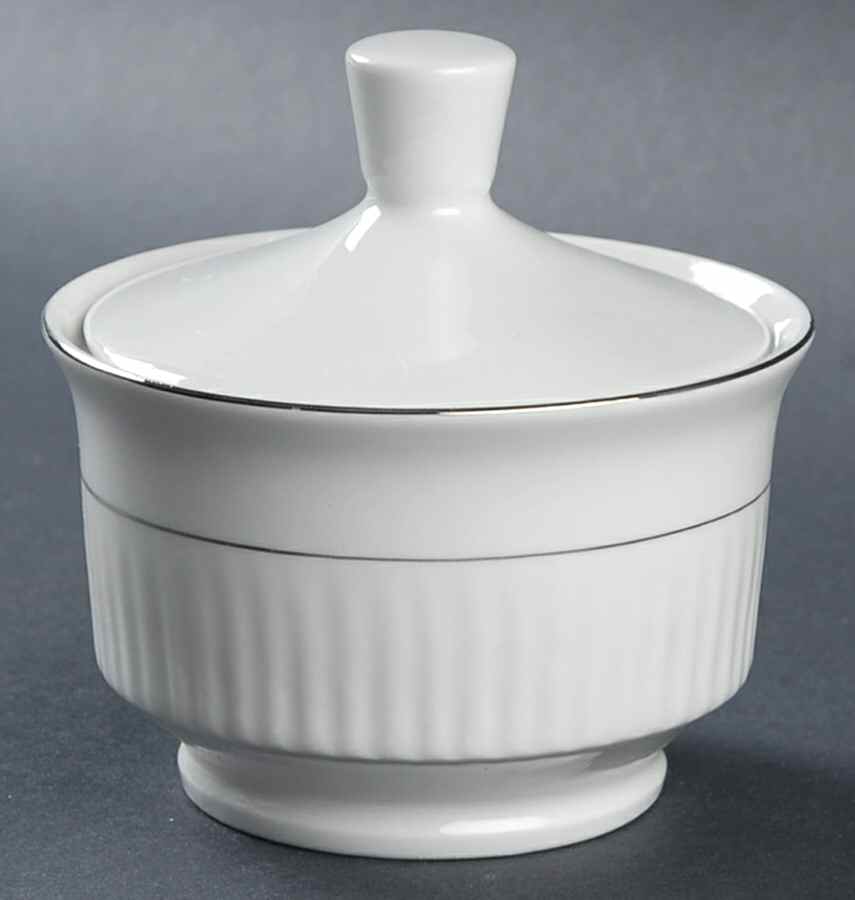 BLACK TIE Sugar Bowl & Lid by Gibson Designs-1