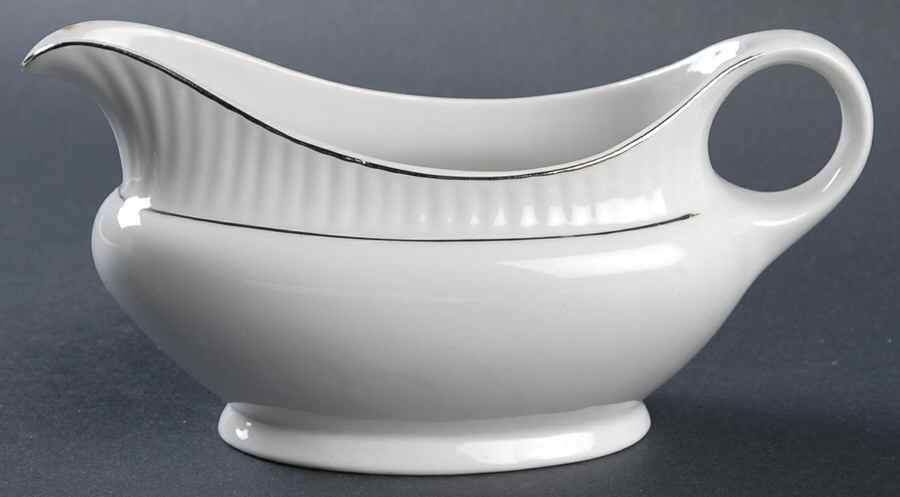 BLACK TIE Gravy Boat by Gibson Designs-1