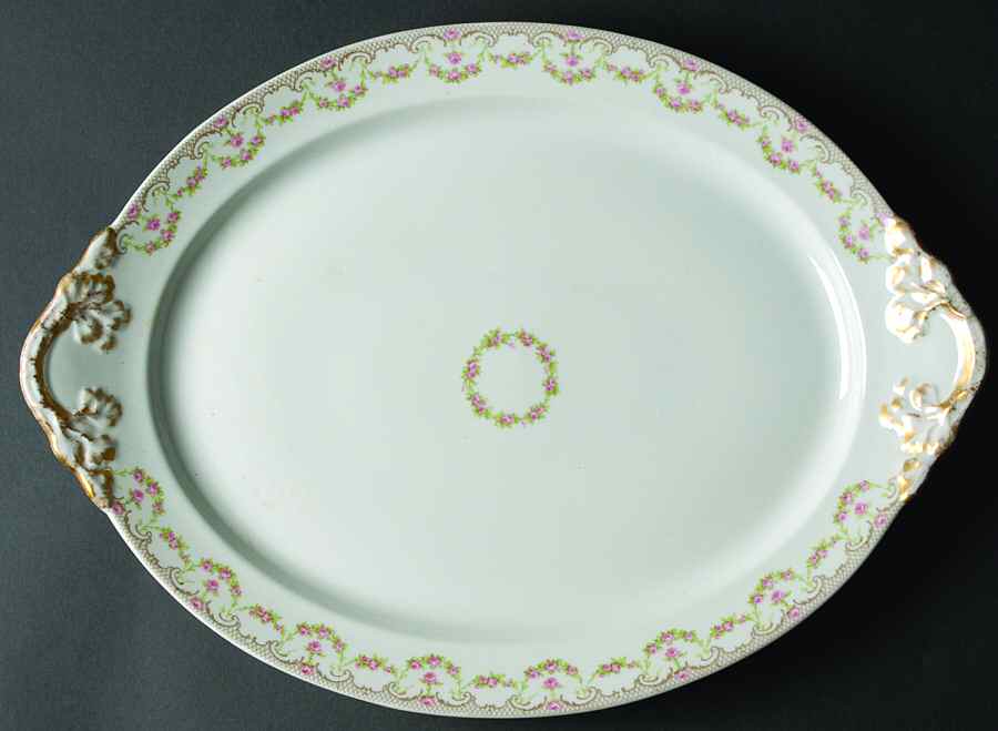 GUE262 18" Oval Serving Platter by WM Guerin-1