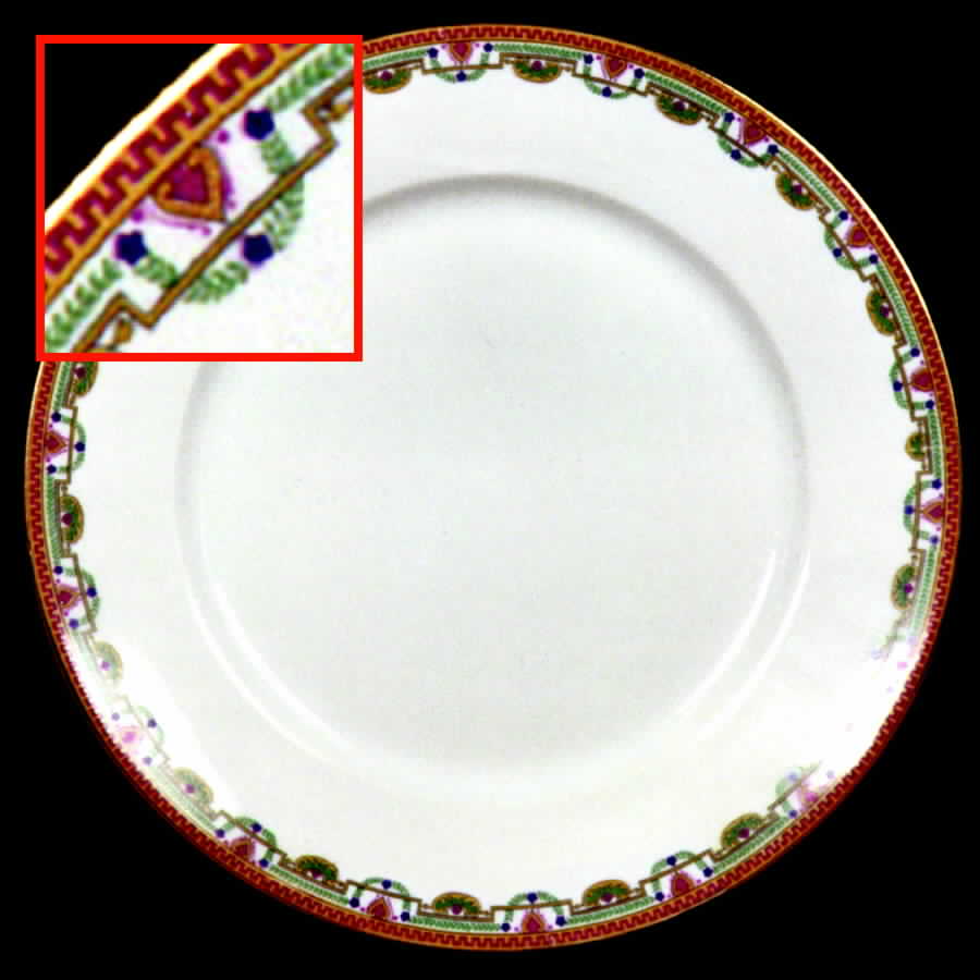 GUE264 Dinner Plate by WM Guerin-1
