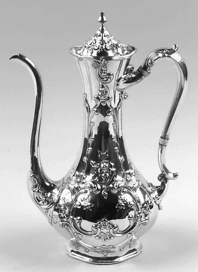 4166 (Sterling, Hollowware) Mini Coffee Pot by Gorham Silver-1